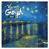 NOTIQUE notebook Vincent van Gogh 2027, 30 × 30 cm - Wall Calendar