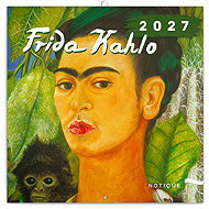 NOTIQUE notebook Frida Kahlo 2027, 30 × 30 cm - Wall Calendar