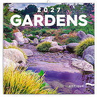 NOTIQUE Notebook Gardens 2027, 30 × 30 cm - Wall Calendar