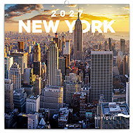 NOTIQUE notebook New York 2027, 30 × 30 cm - Wall Calendar
