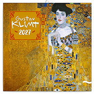 NOTIQUE notebook Gustav Klimt 2027, 30 × 30 cm - Wall Calendar