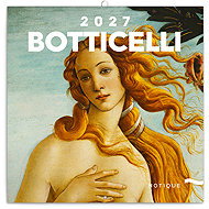 NOTIQUE notebook Sandro Botticelli 2027, 30 × 30 cm - Wall Calendar