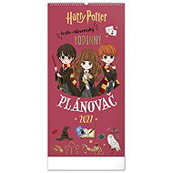 NOTIQUE family planner Harry Potter 2027, 21 × 42 cm - Wall Calendar