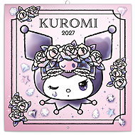NOTIQUE notebook Kuromi 2027, 30 × 30 cm - Wall Calendar