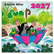 NOTIQUE Notebook Mole 2027, 30 × 30 cm - Wall Calendar