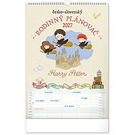 NOTIQUE Family Planner Harry Potter XL 2027, 33 × 46cm - Wall Calendar