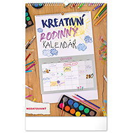 NOTIQUE kreativ, für Familien, undatiert, 33 × 46 cm - Wandkalender