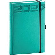 NOTIQUE Aprint Top 2027 Daily Diary, Turquoise, 15 × 21cm - Planner