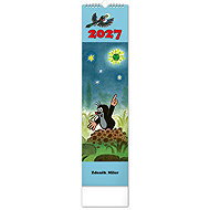 NOTIQUE Little Mole – Krtek 2027, 12 × 48cm - Wall Calendar