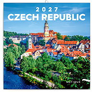 NOTIQUE Česká republika 2027, 20 × 20 cm - Wall Calendar