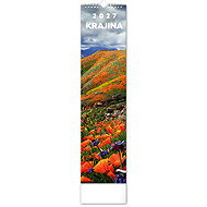 NOTIQUE Landscape 2027, 12 × 48cm - Wall Calendar
