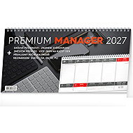 NOTIQUE Premium Manager 2027, 32 × 16 cm - Desk Calendar