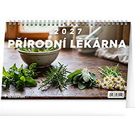 NOTIQUE Natural Pharmacy 2027, 23.1 × 14.5cm - Desk Calendar