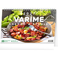 NOTIQUE Quick & Easy Cooking 2027, 23.1 × 14.5 cm - Desk Calendar