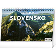 NOTIQUE Slovakia 2027, 23.1 × 14.5 cm - Desk Calendar