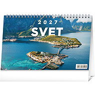 NOTIQUE Svet 2027, 23.1 × 14.5 cm - Desk Calendar