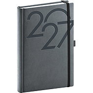 NOTIQUE denní Ajax 2027, černý, 15 x 21 cm - Planner