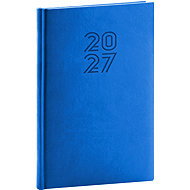 NOTIQUE týdenní Aprint 2027, modrý, 15 × 21 cm - Planner