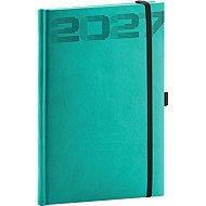 NOTIQUE týdenní Aprint Top 2027, tyrkysový, 15 × 21 cm - Planner