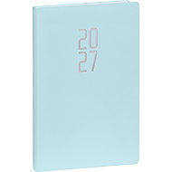 NOTIQUE týdenní Ponza 2027, světle modrý, 15 × 21 cm - Planner