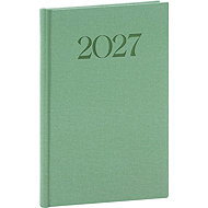 NOTIQUE týdenní Biella 2027, zelený, 15 × 21 cm - Planner