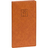 NOTIQUE Pocket Prestigio 2027, Brown, 9×15.5cm - Planner