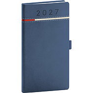 NOTIQUE kapesní Tomy 2027, modro-červený, 9 × 15,5 cm - Planner