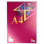 NOTES A4, 70 sheets, spiral top, lined - Notepad