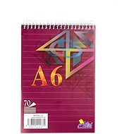 NOTES A6, 70 sheets, spiral top, lined - Notepad