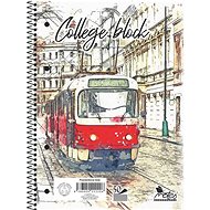 Notebook A5, 50 sheets, with Spiral on the Side, Lined - Notepad