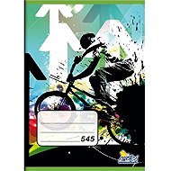 NOTES 545, A5, čtverečkovaný, 40 listů - balení 3 ks - Exercise Book