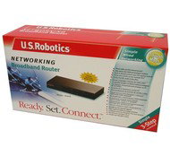 US Robotics Broadband Router, DSL, 1x WAN, 4x LAN, 1x LPT, 1x RS-232 [USR848000A] - -