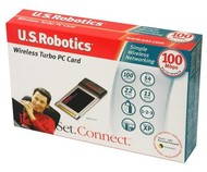 US Robotics - WiFi PC (PCMCIA) adaptér - 802.11g TURBO (100/125Mbps) - -