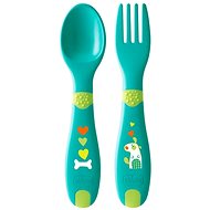 CHICCO Plastic spoon / fork 12 m+ - Children's Cutlery