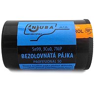 NUBA Soldering tin lead-free Sn99, 3Cu0, 7NiP, diameter 1,0 mm - 50 g - Solder