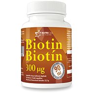 Nutricius Biotin 300 µg 90 tablets - Vitamin B