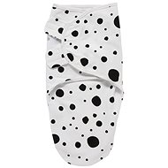 Meyco 0-3m Dots Black - Swaddle Blanket