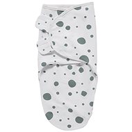 Meyco 0-3m Dots stone green - Swaddle Blanket