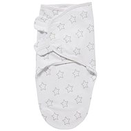 Meyco 0-3m Stars grey - Swaddle Blanket