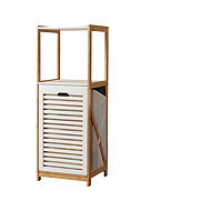NUXIO bamboo laundry basket, 33 × 36 × 98cm - Laundry Basket