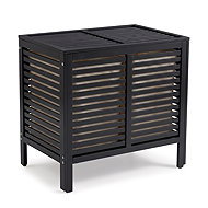 NUXIO MOA double bamboo laundry basket, 90L, black - Laundry Basket