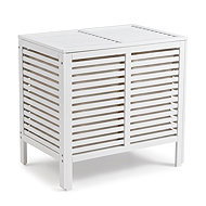 NUXIO MOA double bamboo laundry basket, 90L, white - Laundry Basket