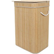 NUXIO Bamboo laundry basket with lid 80 l - Laundry Basket