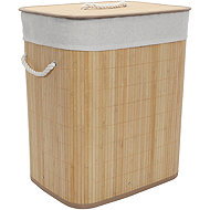 NUXIO Bamboo laundry basket Sana, with removable liner 60 l - Laundry Basket