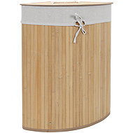 NUXIO Corner laundry basket Arco, bamboo 60 l - Laundry Basket
