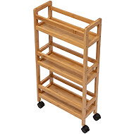 NUXIO Kluk Mobile bathroom shelf, 3 shelves, 76 cm - Cart