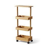 NUXIO Hyga Mobile kitchen shelf with shelves, 87,5 cm - Cart