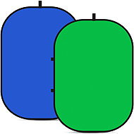 Neewer Folding background 150 × 200 cm, blue and green - Photo Background