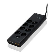 Belkin 8 zásuvek 230V, tel, 2xUSB, RJ45, 2m - Surge Protector 