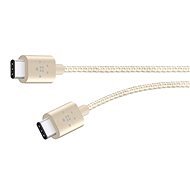 Belkin Metallic USB-C 2.0 (Type-C) - USB-C, zlatý, 1,8 m - Dátový kábel